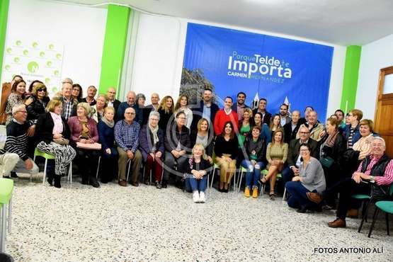 Asamblea de Nueva Canarias de esta tarde en Telde (foto Antonio Alí)